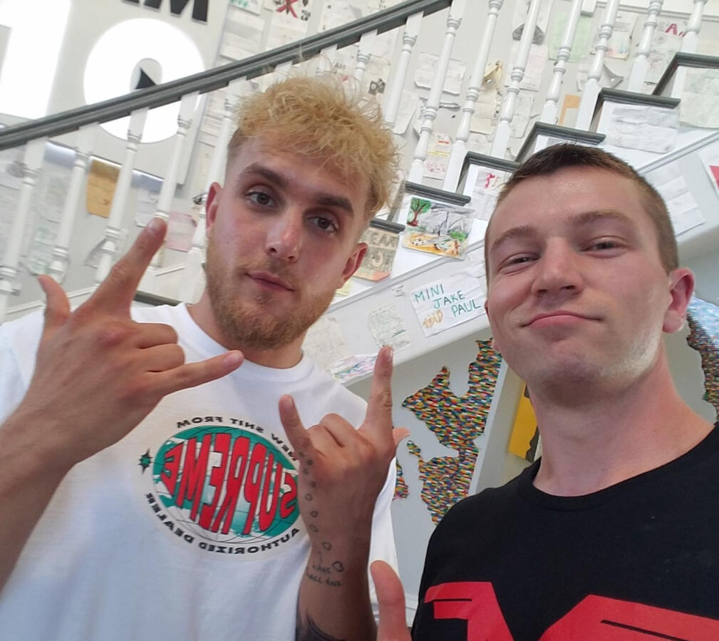 Wes Foster and Jake Paul